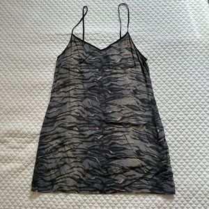 Zebra Slip Dress